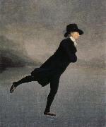 Sir Henry Raeburn the rev.robert walker skating on duddingston loch oil painting artist